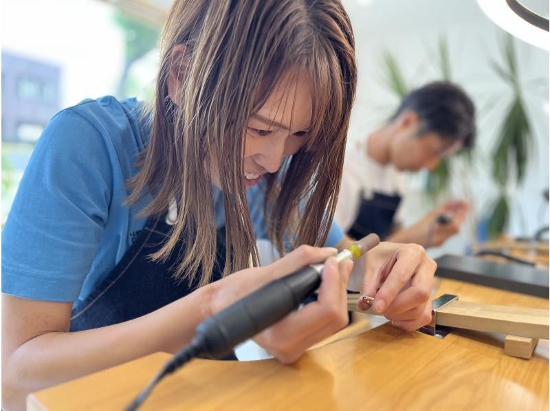 【鳥取・鳥取市】手作りペアリング！シルバー/K10ピンクゴールドのペアリングが手作りできる〜カップル・お友達同士で！（JR鳥取駅すぐ）～