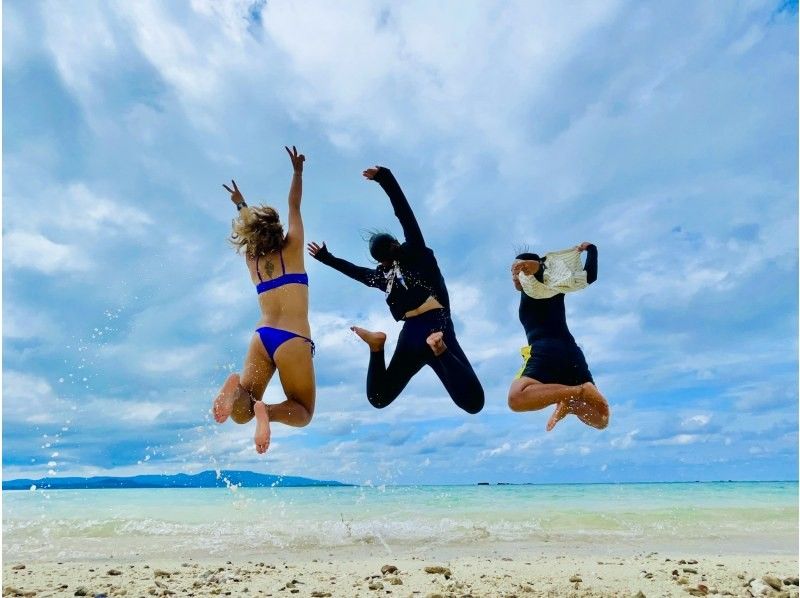 【少人数制満喫プラン】「幻の島」上陸＆美ら海シュノーケリング（GoPro 写真サービス付き）の紹介画像