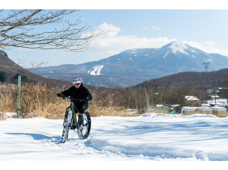 【長野・姫木平/鷹山】雪上マウンテンバイクで自然を存分に楽しもう！自転車乗れたらOK！初心者・ファミリー・女性も大歓迎！2名以上はお得！の紹介画像