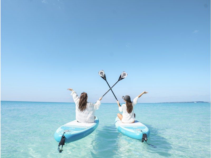 【미야코지마/송영 가능】★당일 예약 OK★【대정평! 비치 SUP 투어] 송영 · 사진 · 동영상 데이터 무료!の紹介画像