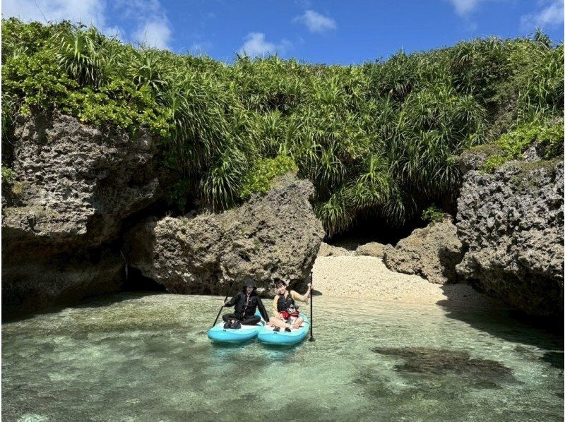 【미야코지마/송영 가능】★당일 예약 OK★【대정평! 비치 SUP 투어] 송영 · 사진 · 동영상 데이터 무료!の紹介画像