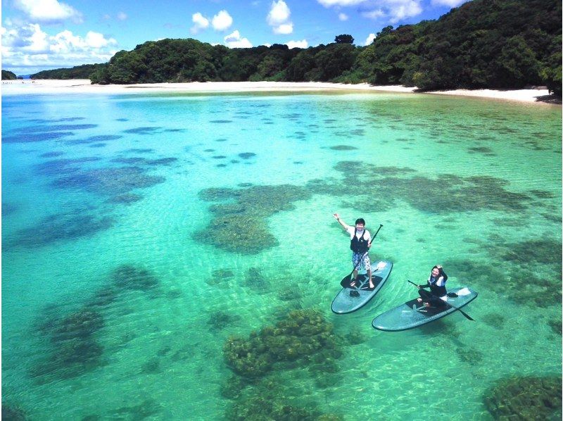 【石垣島/セットでお得】絶景！川平湾クリアサップフォトツアー＆遭遇率99％ウミガメシュノーケル当日予約OK！カップル女子旅に大人気ツアー♪の紹介画像