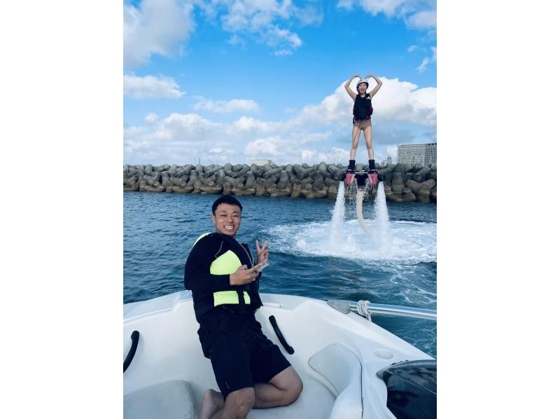 [专用船上的Flyboard] 晒ins！ 360°C相机照片免费赠送☆空手OK（可租用潜水服）の紹介画像