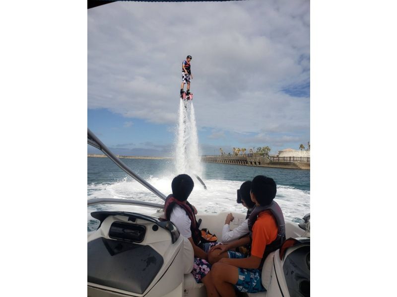 [專用船上的Flyboard] 曬ins！ 360°C相機照片免費贈送☆空手OK（可租用潛水服）の紹介画像