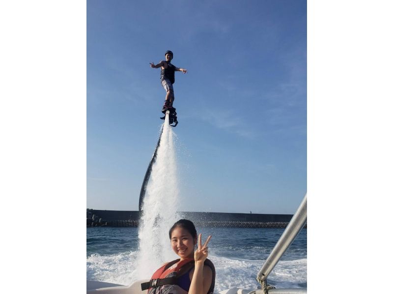 [Flyboard on a dedicated boat] Instagrammable! 360 ° C camera photo free gift ☆ Empty-handed OK (wet suit rental available)の紹介画像