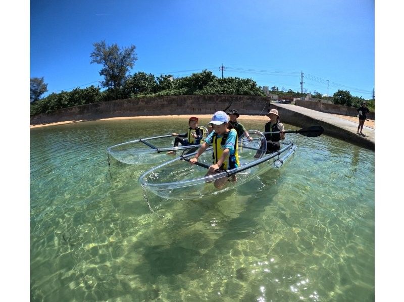【沖縄／恩納村／青の洞窟／体験ダイビング／クリアカヤック】お得なセット♪カメラ撮影付き♪安心の少人数制♪当日予約OK♪の紹介画像