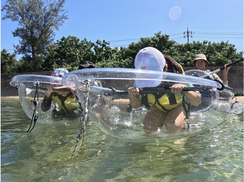 【沖縄／恩納村／青の洞窟／体験ダイビング／クリアカヤック】お得なセット♪カメラ撮影付き♪安心の少人数制♪当日予約OK♪の紹介画像