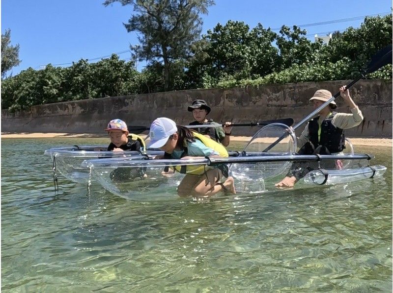 【沖縄／恩納村／青の洞窟／体験ダイビング／クリアカヤック】お得なセット♪カメラ撮影付き♪安心の少人数制♪当日予約OK♪の紹介画像