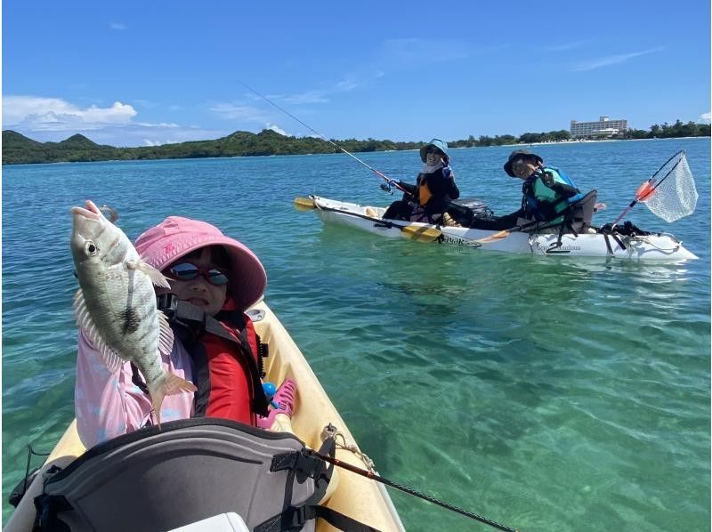 【沖縄・石垣島】カヤックフィッシング！海やマングローブでカヤックからのルアーフィッシングが楽しめます。本格派から初心者まで大歓迎！（一日）の紹介画像