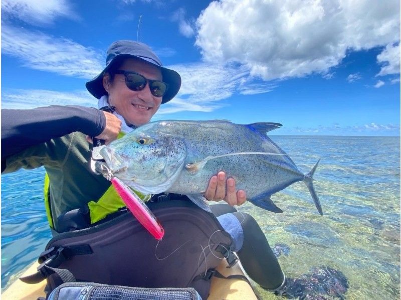 【沖縄・石垣島】カヤックフィッシング！海やマングローブでカヤックからのルアーフィッシングが楽しめます。本格派から初心者まで大歓迎！（一日）の紹介画像