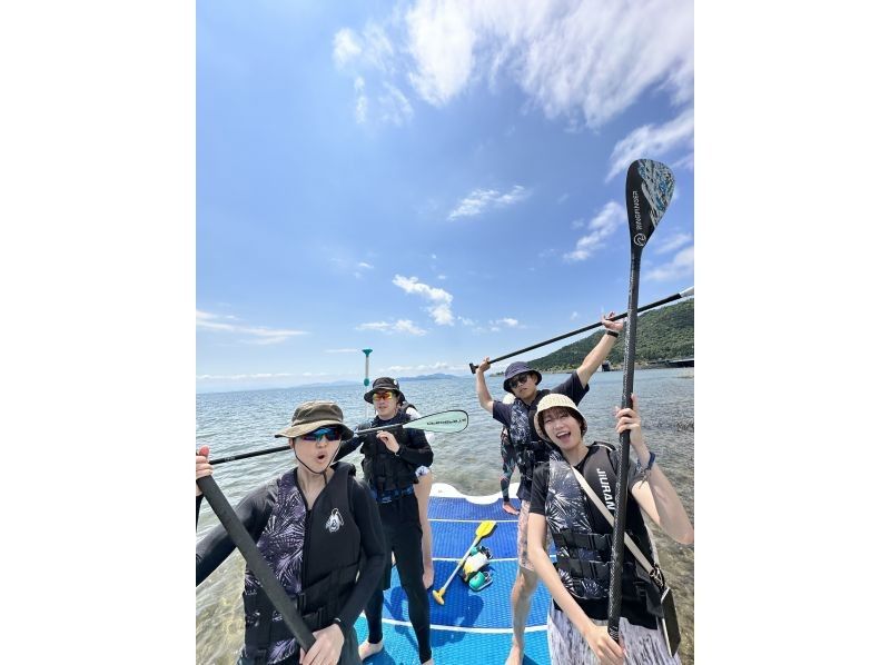 【滋賀県・琵琶湖】お子様0円！MEGA SUP！家族・グループだけでの1組貸切限定！（1組最大7名まで）初めての方も安心の１時間の紹介画像