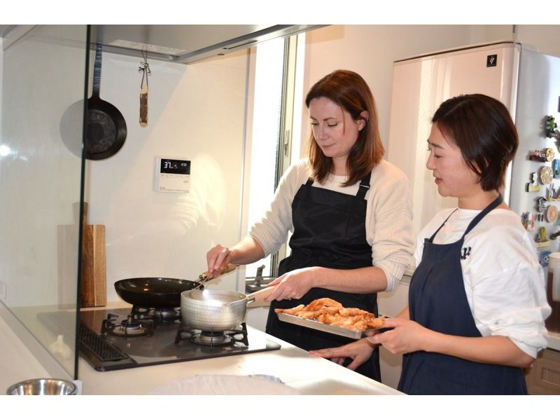 [Aichi/Nagoya] Nagoya deli shrimp tempura/fried shrimp sushi cooking class Beginners welcome!の紹介画像