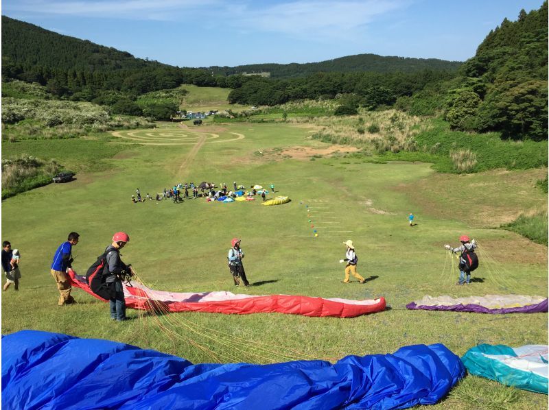 【静岡・伊豆】今井浜でパラグライダー体験！半日コースの紹介画像