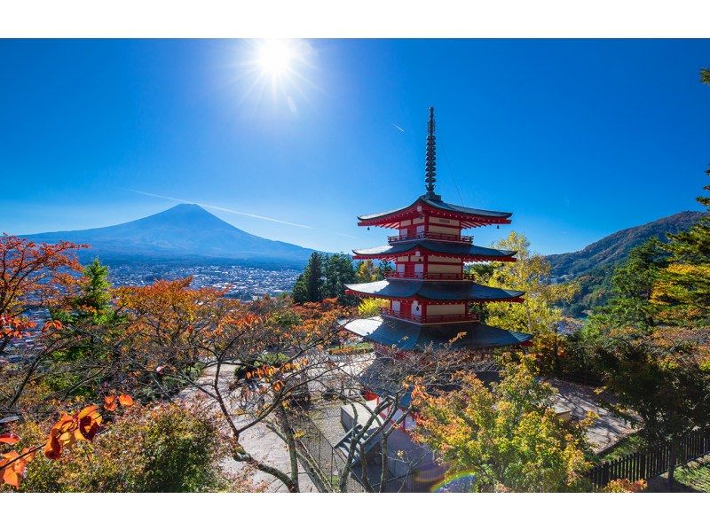 【静冈 富士山 巴士游】富士山网红景点一日游-Tenty Town、忍野八海、河口湖、便利店罗森の紹介画像