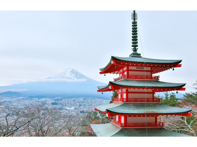 【静冈 富士山 巴士游】富士山网红景点一日游-Tenty Town、忍野八海、河口湖、便利店罗森の紹介画像