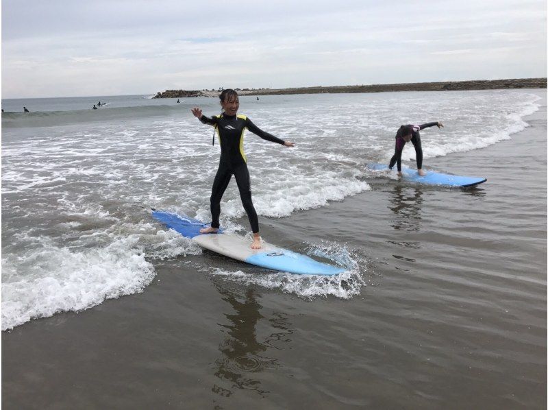 [Kids surfing experience] Free transportation from JR Ichikawa to the sea, rental included! Come empty-handed ☆Chiba, Tokyo Children only are welcome to participate☆の紹介画像