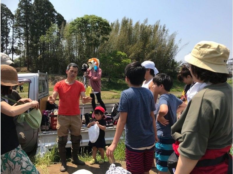 [Chiba, Chiba City] An agricultural experience event that includes farming, harvesting, rice planting, and rice harvesting! Agricultural experience that is soothing in nature & cooking rice in a rice cooker with a hagama and firewoodの紹介画像