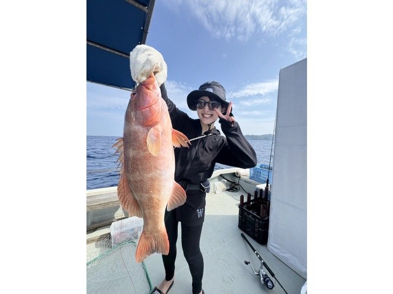 【沖縄・石垣島発】半日釣り体験/初心者・女性･お子様OK/現役漁師と行く！（約3時間）の紹介画像