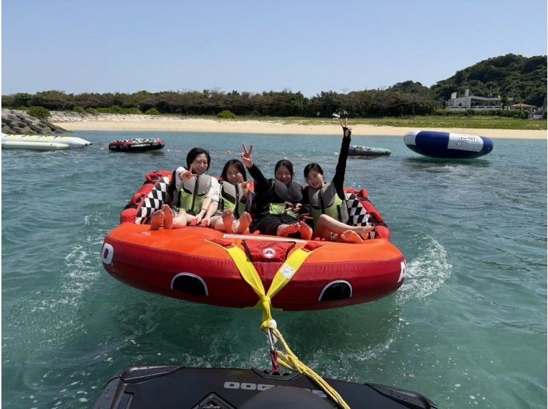 【沖縄・那覇・浦添】当日予約OK！『2種プラン♪』バナナボートやジェットスキーなど最新の乗り物を当日現地でチョイス！の紹介画像