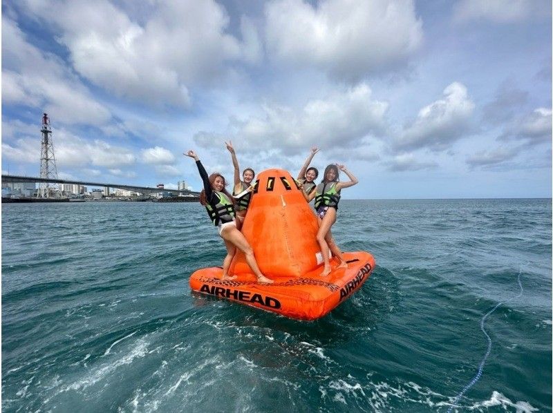 【沖縄・那覇・浦添】当日予約OK！『2種プラン♪』バナナボートやジェットスキーなど最新の乗り物を当日現地でチョイス！の紹介画像