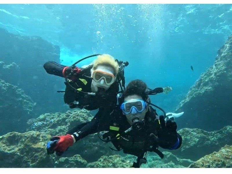 おひとり様専用プラン《恩納村☆青の洞窟体験ダイビング》送迎リクエスト可！GoPro写真動画撮り放題付き！のコピーの紹介画像