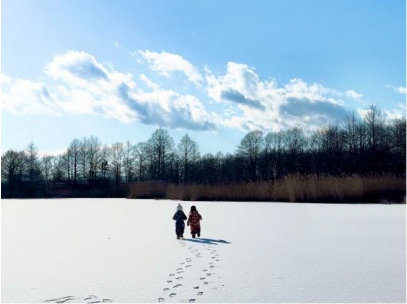 [Hokkaido, Tokachi area] [March limited sale!] Experience smelt fishing at Sasadanuma, a lake shaped like Hokkaido! Tempura included ♪の紹介画像