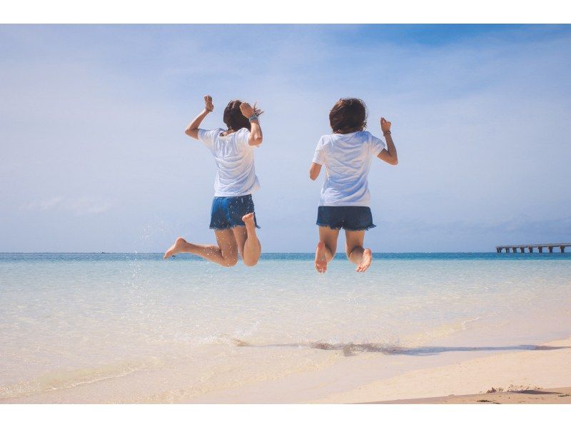 [Let's play in the sea after arriving!! Free rental camera if you post a review] Great value sea enjoyment course from thrilling to relaxing! Trial diving available! Comes with a free cakeの紹介画像