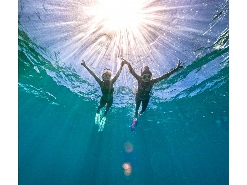Swim with turtles at Nakayukui Beach Entry Snorkeling in Onna Villageの紹介画像