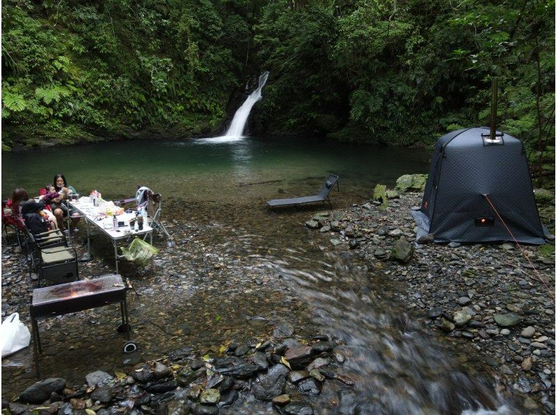 【奄美大島】奄美ブルーの海や川でテントサウナ（90分）日本製テントサウナ・ジオサーマ使用※口コミ投稿で撮影データ無料プレゼント※の紹介画像