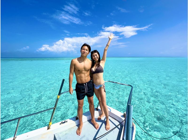 [Miyakojima] The shortest route to Yaebiji - sailing from Ikema Island! We are confident in drone photography and photo data! Yabiji half-day snorkeling in one of Japan's largest coral reefs (small group size)の紹介画像