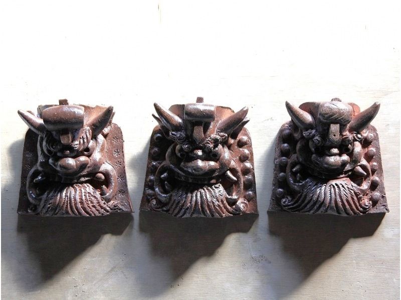 [Hyogo, Himeji City] Limited to one group per day. Experience making traditional Japanese onigawara tiles! Individual instruction from a veteran instructor!の紹介画像