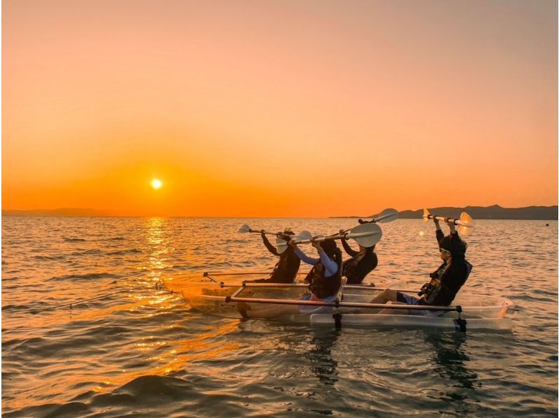 【石垣島/夕方】当日予約OK！絶景スポットでサンセットクリアカヤック！ドローン撮影、写真データ、送迎無料！のコピーの紹介画像