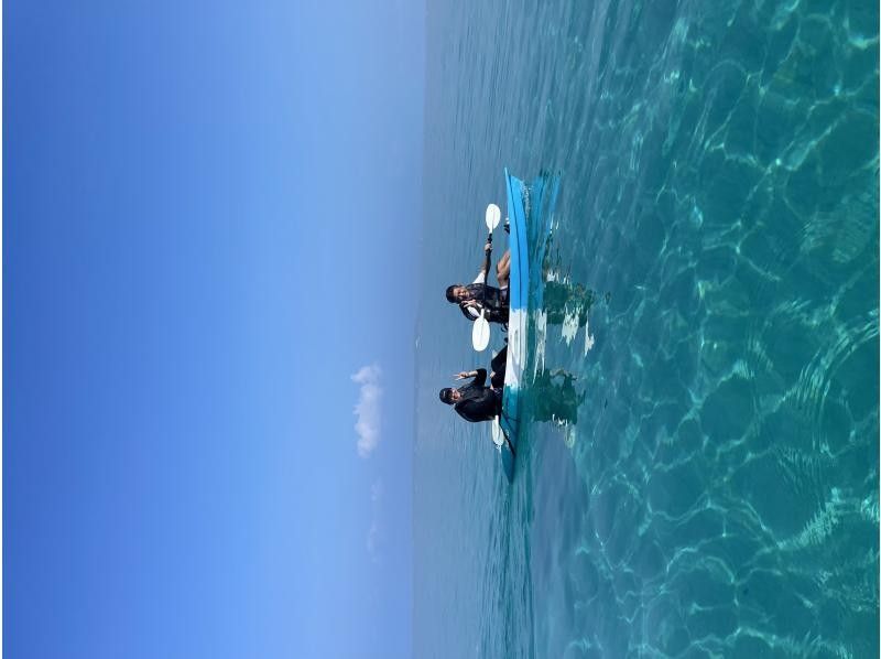 【沖縄・宮古島】《　1組貸切プラン　》宮古島シーカヤックで行く秘境冒険ツアー！一眼レフ写真＆ドローン撮影付き☆貸切なので初心者やお子様も安心の紹介画像