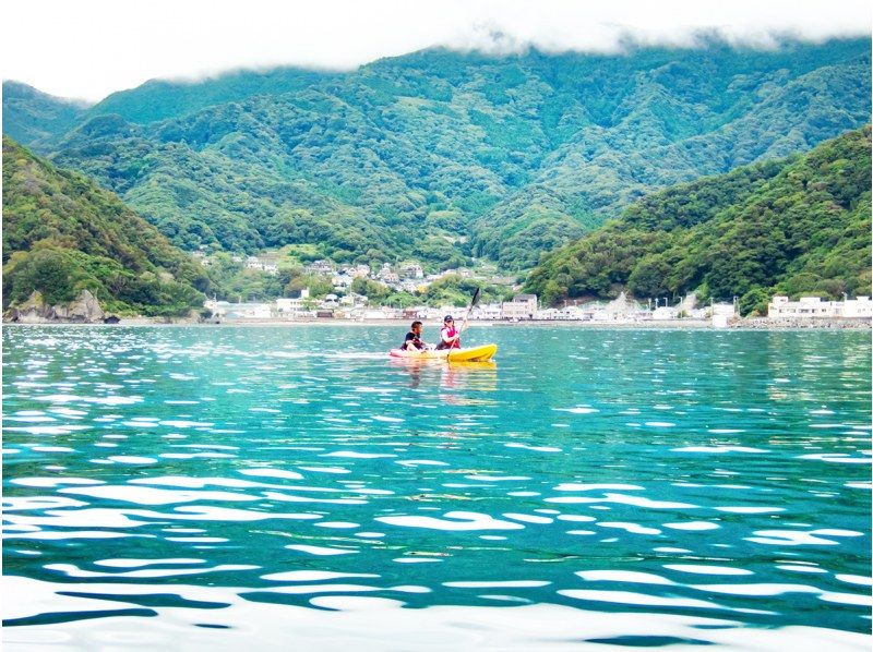 【静岡・西伊豆】伊豆の海で夕陽を見ながらカヤック体験♪お子様もご一緒に！1.5時間コース＜初心者歓迎＞の紹介画像