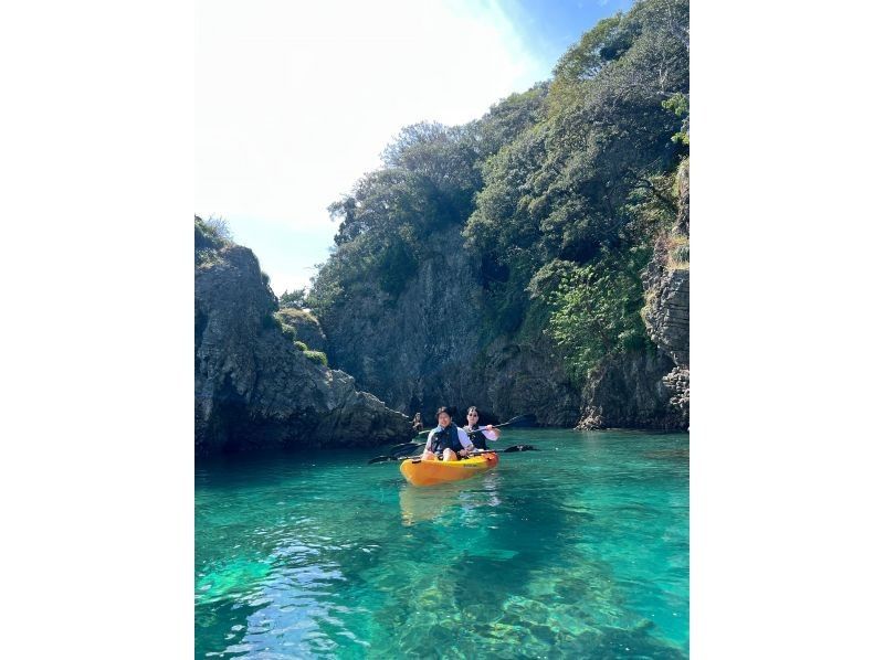 【静岡・西伊豆】伊豆の海で夕陽を見ながらカヤック体験♪お子様もご一緒に！1.5時間コース＜初心者歓迎＞の紹介画像