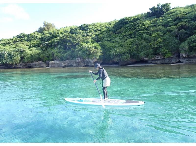 【今帰仁村、古宇利島、美ら海水族館、ジャングリア周辺開催】完全貸切り♪ 穏やかな美ら海SUPクルージング♪ 思い出の写真は無料プレゼント♪の紹介画像