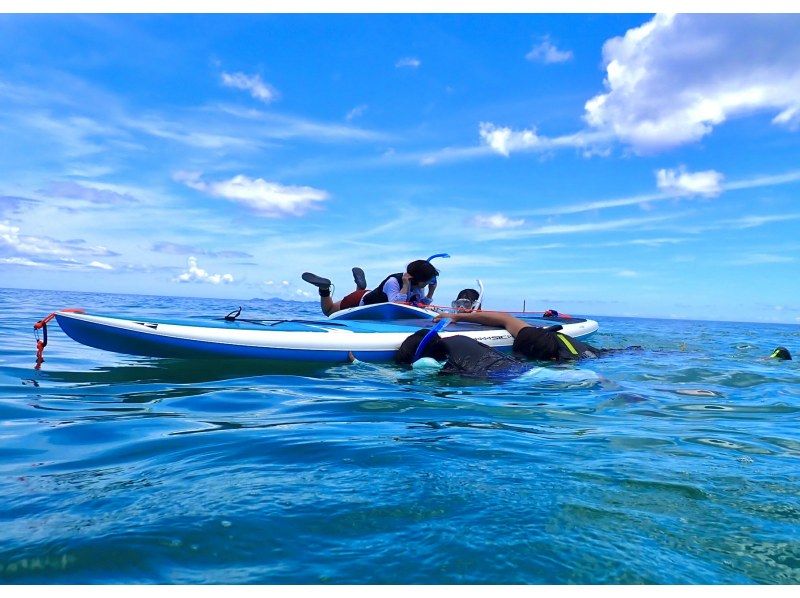 【今帰仁村、古宇利島、美ら海水族館、ジャングリア周辺開催】 完全貸切 SUP & シュノーケリング｜思い出の写真データ無料プレゼントの紹介画像