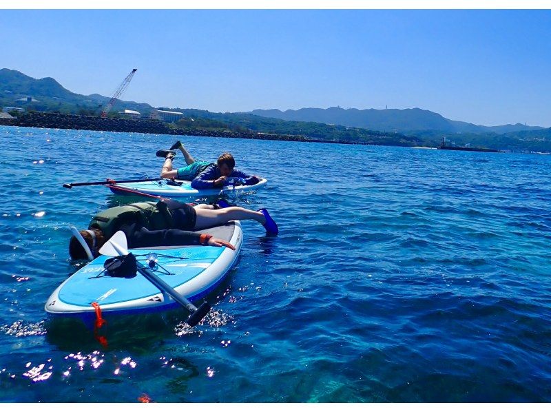 【今帰仁村、古宇利島、美ら海水族館、ジャングリア周辺開催】 完全貸切 SUP & シュノーケリング｜思い出の写真データ無料プレゼントの紹介画像