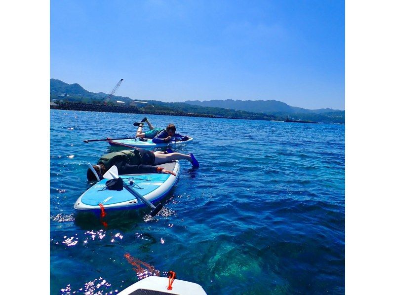 【今帰仁村、古宇利島、美ら海水族館、ジャングリア周辺開催】１組貸切り♪ SUP &シュノーケリング♪ 思い出の写真は無料プレゼント♪の紹介画像