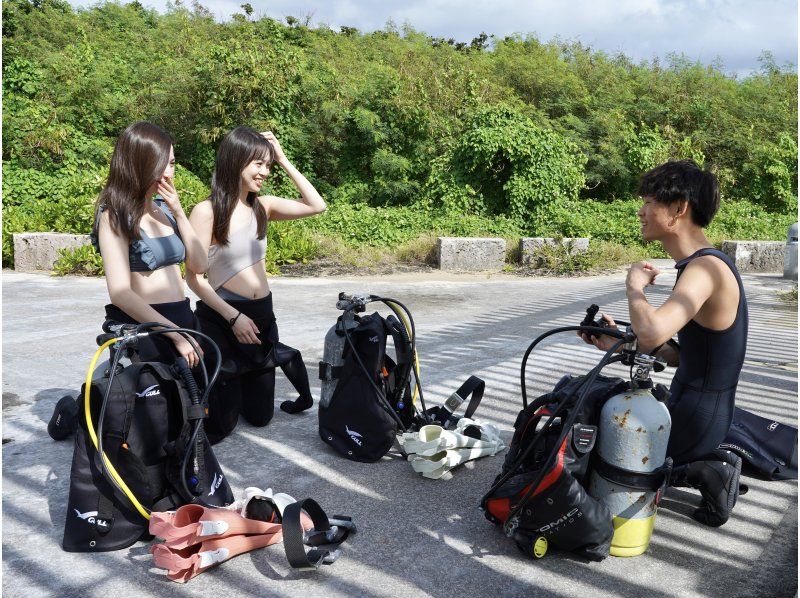 【沖縄・宮古島・ダイビング】【VIP】【温水シャワー付き！】初めての方大歓迎！完全貸切ビーチ体験ダイビング（水中写真付き）の紹介画像