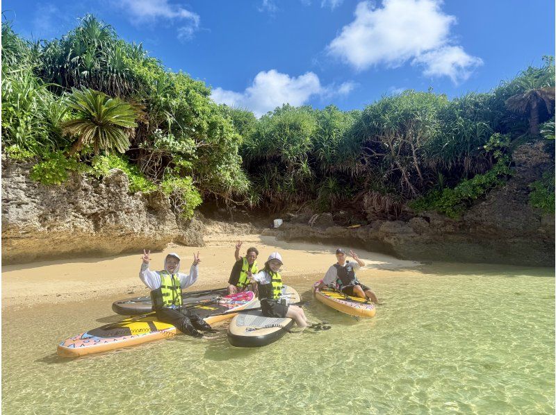【石垣島/貸切SUP】秘境ビーチ＆ジャングル探検！ドローン撮影付き・当日予約OK！家族に人気！の紹介画像