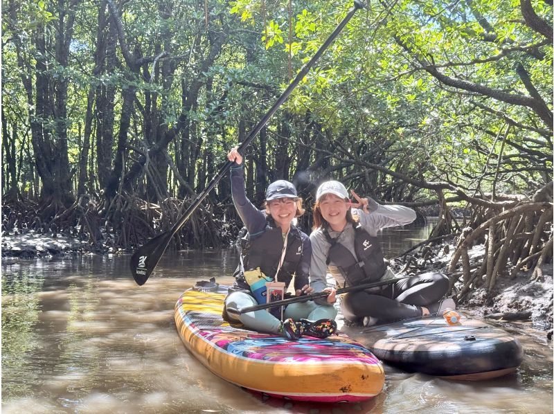 [เช่า SUP ส่วนตัวบนเกาะอิชิงากิ] สำรวจชายหาดและป่าอันลึกลับ! รวมบริการถ่ายภาพด้วยโดรน รับจองแบบวันเดียว! เป็นที่นิยมสำหรับครอบครัว!の紹介画像