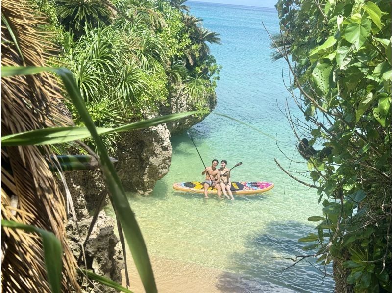 【石垣島/貸切SUP】秘境ビーチ＆ジャングル探検！ドローン撮影付き・当日予約OK！家族に人気！の紹介画像