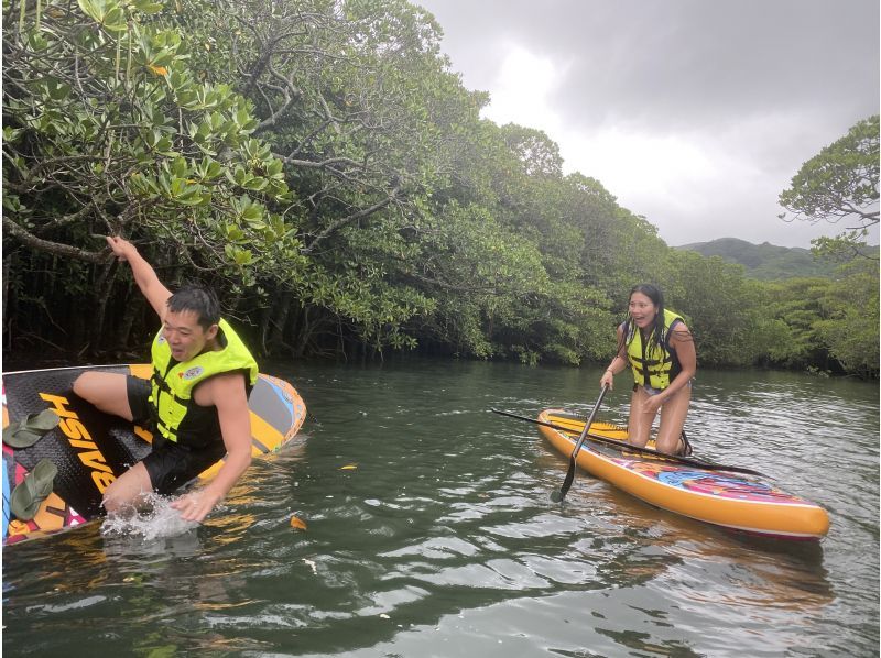 [เกาะอิชิงากิ, SUP ส่วนตัว] อ่าวคาบิระ, หาดฮิดเดน, ป่าชายเลน | ข้อมูลโดรน 5.1K + รถรับส่งฟรี & จองได้ในวันเดียวกันの紹介画像