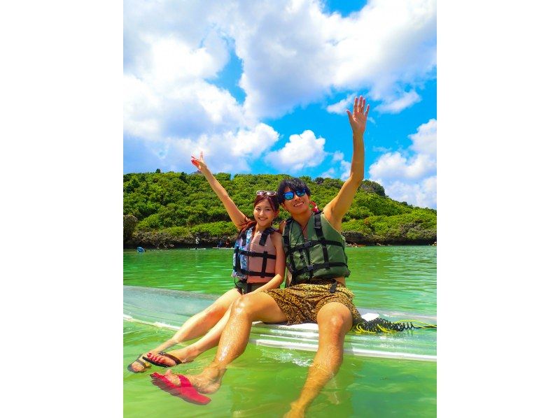 ☆スプリングセール実施中！満足度NO.1☆超欲張りセットプラン！ ウミガメシュノーケル✖クリアサップ体験【沖縄・宮古島】の紹介画像