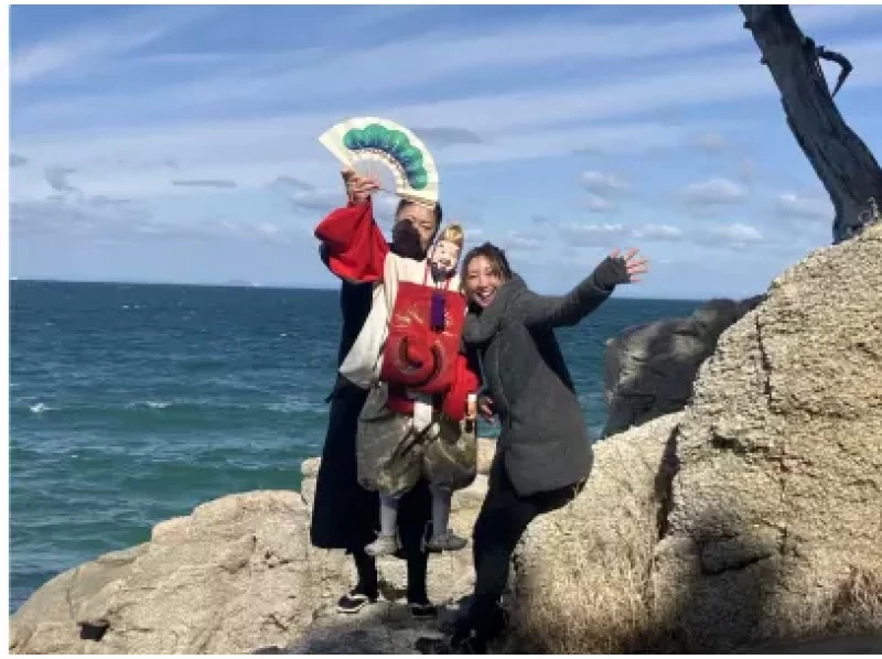 [兵库县/南淡路]每天仅限一组（1-3人）！在现役演员的指导下，您可以享受淡路木偶剧的一日游！惠比寿神社私人出租车之旅の紹介画像