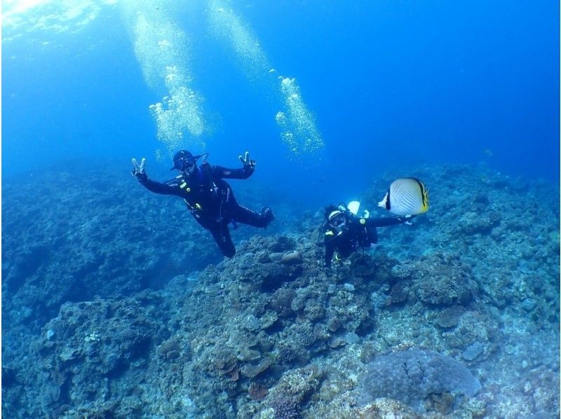 A fun ocean course for the whole family! [Diving experience in the morning♪ Sightseeing gourmet food in the afternoon!] Post a review and get a free after-drink!の紹介画像