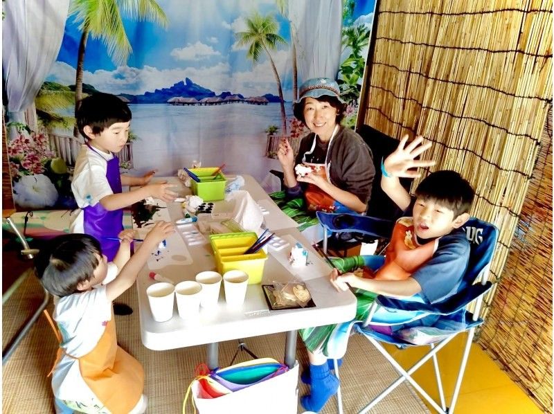 【沖縄・今帰仁】☆★古民家貸し切り・1組限定★☆シーサー絵付け体験☆フクギ並木に囲まれた古民家で世界にひとつだけの可愛いシーサーを作ろう！！の紹介画像