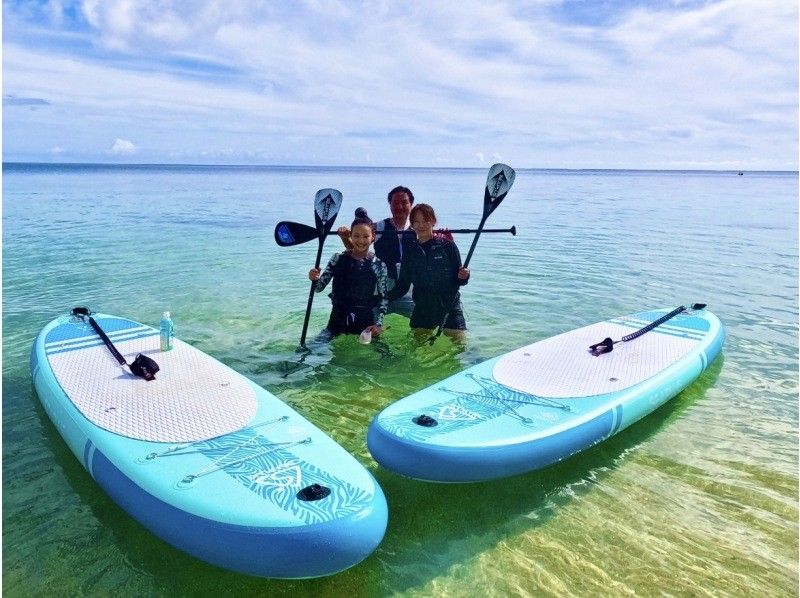 【宮古島】選べるSUP体験＆海亀シュノーケルの王道SETプラン♪12歳未満は子供料金☆ ツアー撮影データプレゼント♪の紹介画像