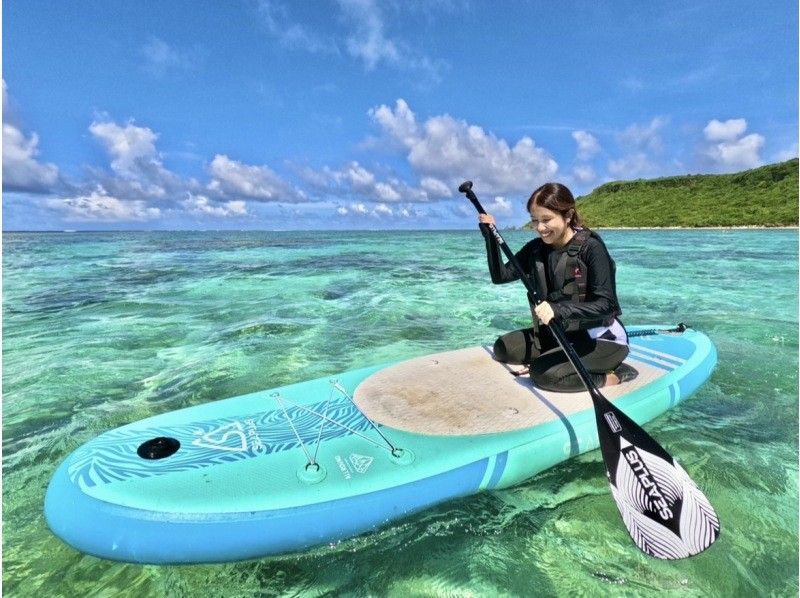 【宮古島】選べるSUP体験＆海亀シュノーケルの王道SETプラン♪12歳未満は子供料金☆ ツアー撮影データプレゼント♪の紹介画像